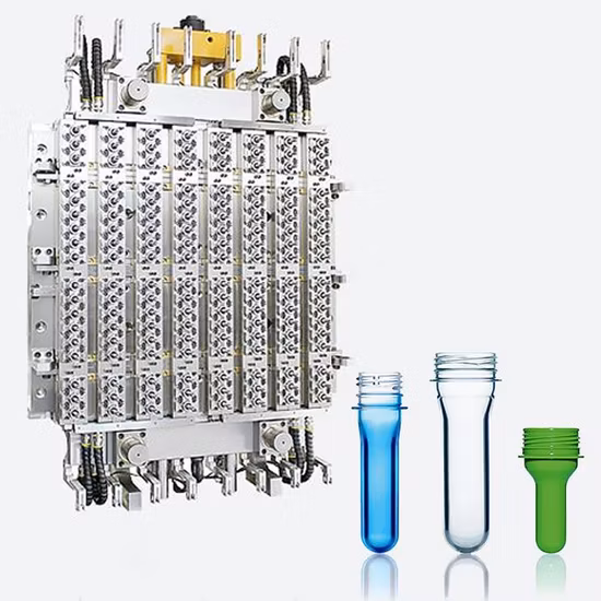 Fabricação de frasco de água profissional de alta qualidade, recipiente cosmético, molde pré-forma para animais de estimação para uso comercial